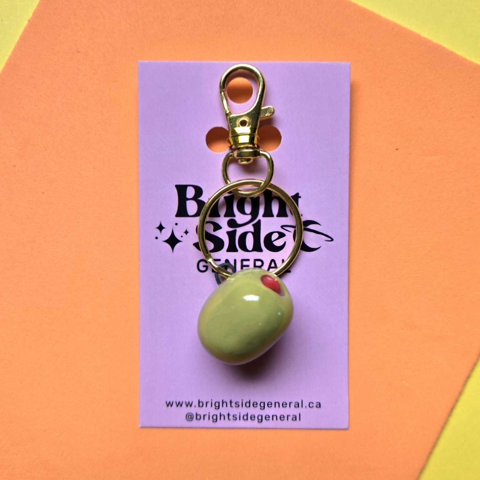 Bag Charm – Olive – Bright Side General
